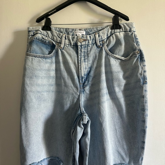 Good American Distressed Good 90’s Relaxed Jeans size 15 EUC - Picture 11 of 16